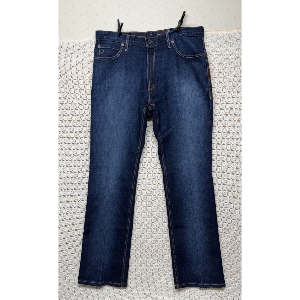Ariat Relentless Jeans Men's 36x34 Blue Denim Performance Stretch Relaxed Fit